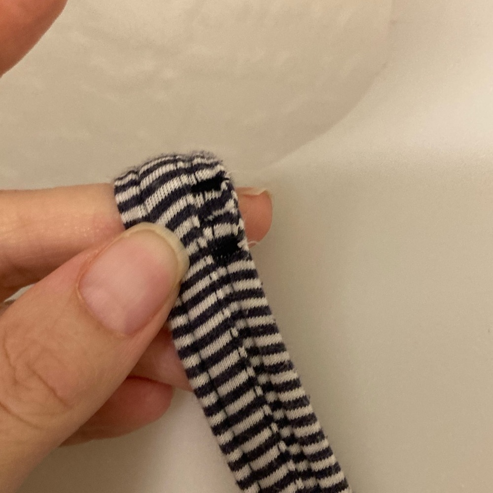 Lululemon Blue and White Striped Racerback Tank Small - Picture 8 of 9